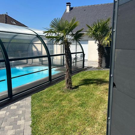 Gite Spa Sauna Piscine Aubin-Saint-Vaast Exterior foto