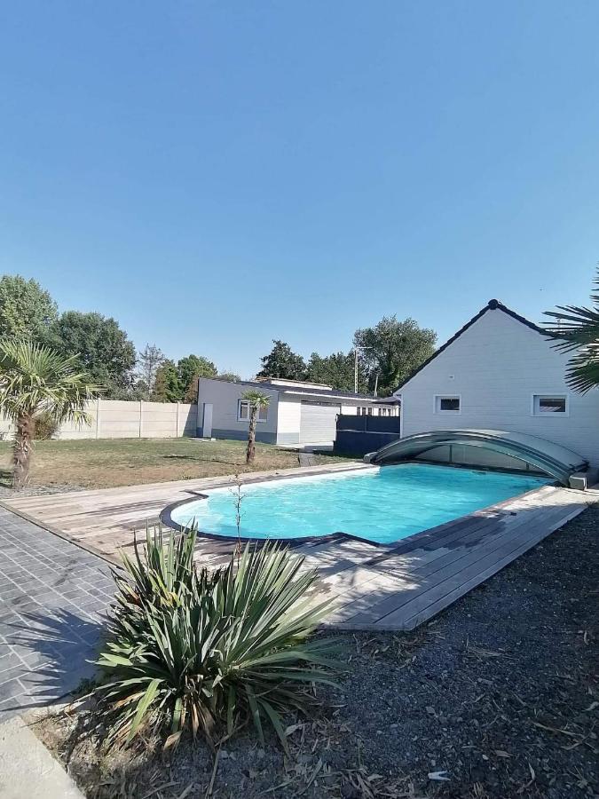 Gite Spa Sauna Piscine Aubin-Saint-Vaast Exterior foto