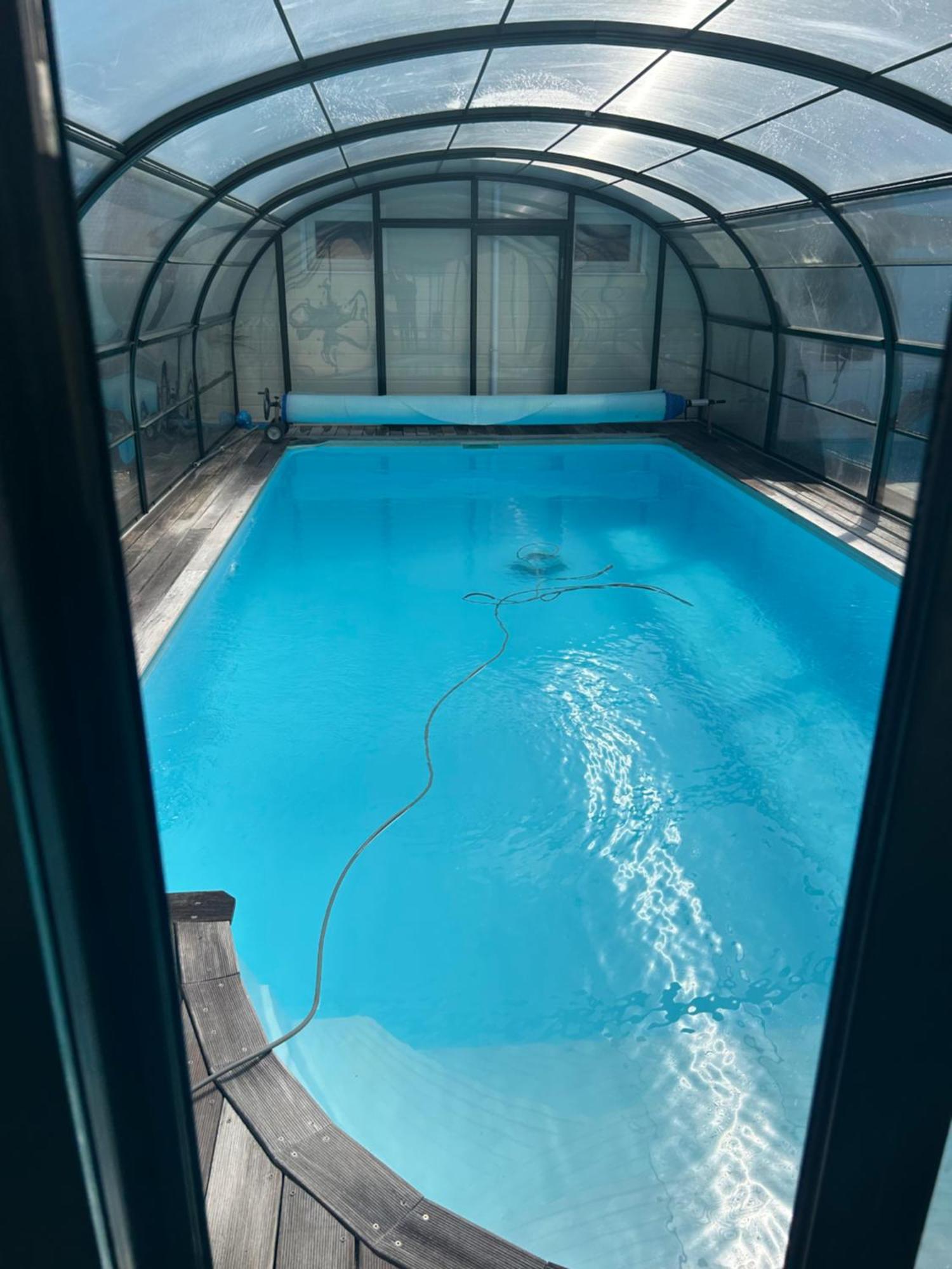 Gite Spa Sauna Piscine Aubin-Saint-Vaast Exterior foto